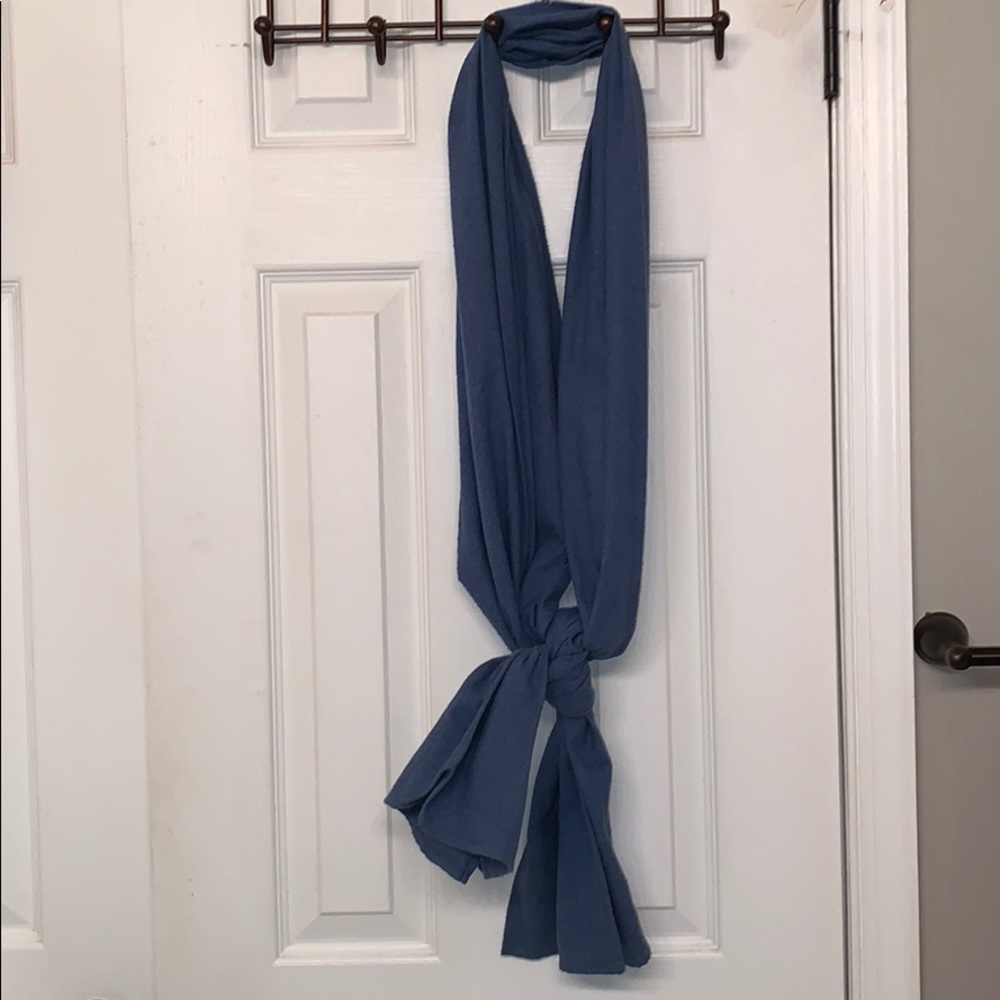 AMERICAN APPAREL BLUE flannel scarf